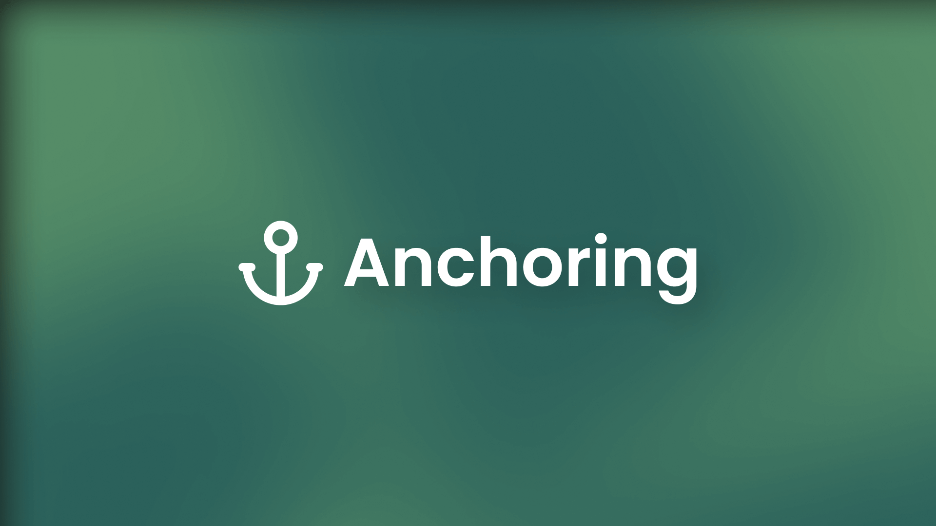 Track Anchoring